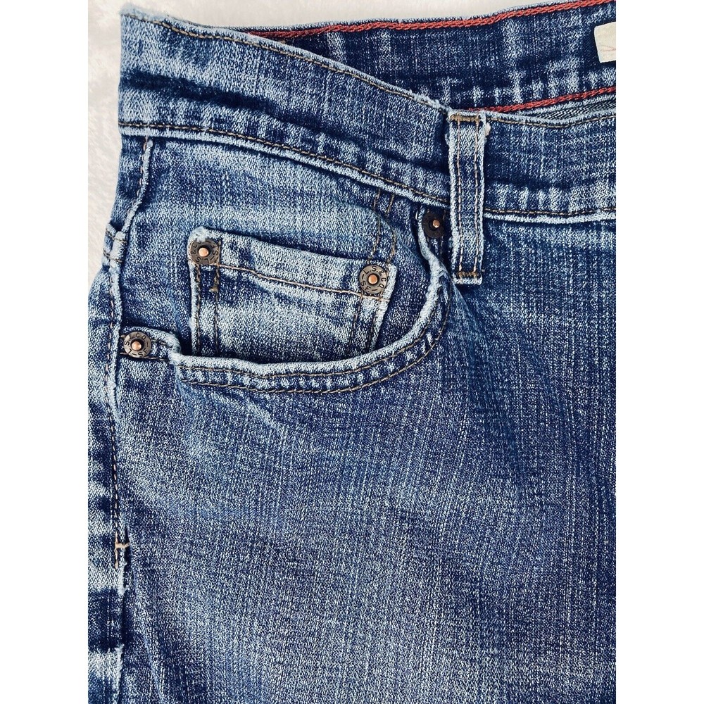 Levi's 550 Classic Relaxed Relaxed Boot Cut Womens Jeans Size 12S - Picture 4 of 16